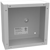 884-SC1-NK - 8X4X8 Screw Cover Type 1 Ul Listed Steel No Knockouts Ansi 61 Gray Cover With Teardrop Slots Mounting Holes In Back